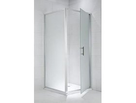 Sprchová pevná stěna CUBITO PURE 1000mm stříbrný lesklý profil  sklo transparentní